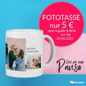 Fototasse nur 5 € (+3,99€ Versand)