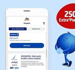 250 Extra-Payback-Punkte Coupon für Mein dm-Konto mit PAYBACK verknüpfen bis 23.11.2023