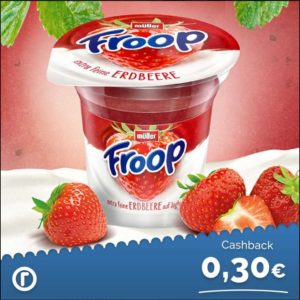 GRATIS Froop Joghurt dank reebate Cashback und Kaufland/EDEKA Angebot