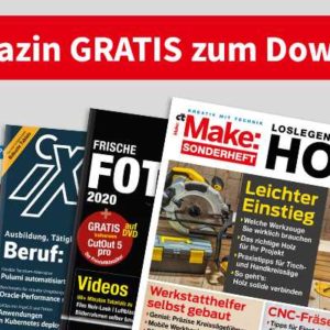 heise Shop: 1 Magazin Gratis zum Download (Auswahl aus 6 Magazinen)