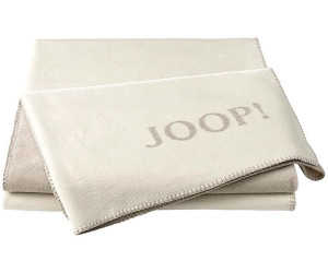 Joop! Wohndecke Uni-Dou­ble­face Ecru-Feder - 150x200cm für 52,69 € (statt 58,97 €)