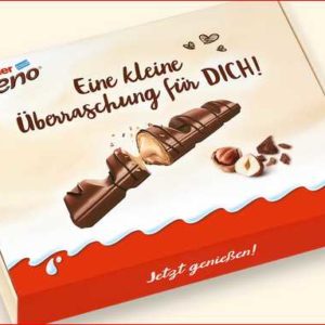 Gratis: Kinder Bueno Musikbotschaft versenden