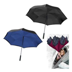 DealClub: Wonderdry Umbrella Regenschirm mit Umstülptechnik in schwarz für 9,95€ (statt 13€)