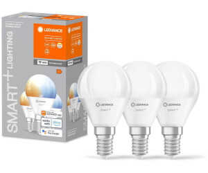 LEDVANCE Smart+ WLAN LED E14 Tropfen P45 Weiß 4,9W/470lm tunable White 3er Pack für 16,79 € (statt 22,95 €)