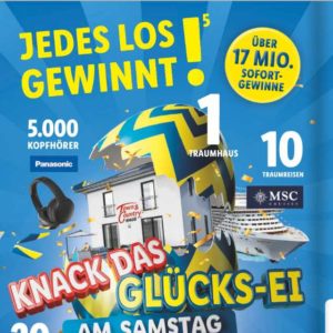 *Samstag!* LIDL Glücksei: &#034;Jedes Los gewinnt&#034; - bis 15.04.2020