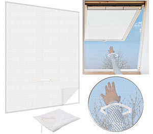 Pearl: infactory Fliegengitter mit Fenster-Zugang, 150 x 180 cm, zuschneidbar, weiß gratis statt 6,70€ + VSK