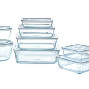 Pyrex Auflaufformen Set mit Deckel Cook &amp; Freeze 8-teilig für 48,90 € (statt 78,52 €)