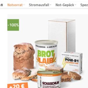 Probierpaket Notvorrat von ration1.de