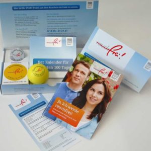 🚬 Kostenloses rauchfrei Startpaket - (Antistressball &amp; Kalender &amp; Infomaterial)