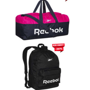 Reebok Active Core Rucksack oder Grip Sporttasche für je 21,94€ (statt 31€)