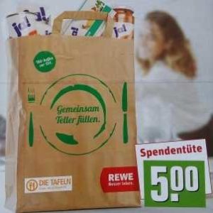 Rewe-Spendentüte kaufen - verschenken oder selber sparen