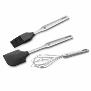 eBay: Zwilling® Küchenhelfer prof Set 3-teilig Schneebesen Schaber Pinsel Edelstahl (17,49€ statt 29,99€)