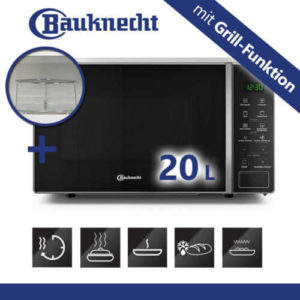 eBay: Bauknecht MW 203 SB Mikrowelle (700 Watt) Grill (1000 W) Quarz-Grill 20 Liter