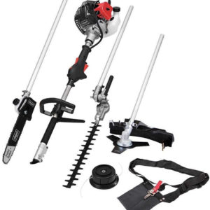 Scheppach 4IN1 Benzin Motorsense MT33P Hoch­en­tas­ter He­cken­sche­re Kettensäge für 119,95 € (statt 139 €)