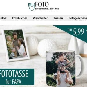 Fototasse für 5,99€ + Versand