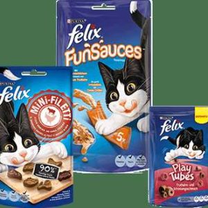 Gratis: Felix Leckerlis &#043; 1 Felix Play Tubes für Katzen