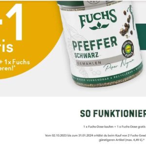 2 x Fuchs-Gewürzsdosen kaufen - 1 x Geld zurück