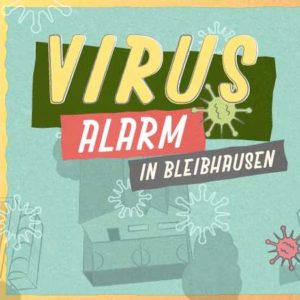 👪 GRATIS Brettspiel “Virusalarm in Bleibhausen“