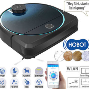 Pearl: HOBOT LEGEE 7 Multiroom-Wisch- und Saug-Roboter mit WLAN, Lidar (€299,99 statt €467,71)